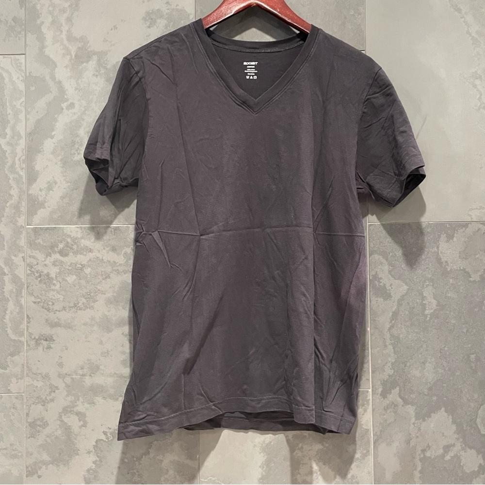 2xist Black V-Neck Tee